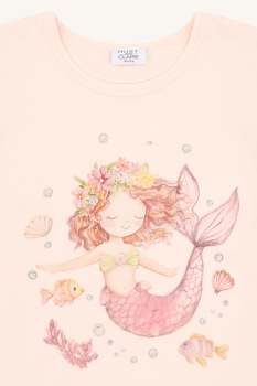 Preview: Hust&Claire - HCAlma Mermaid T-Shirt rosa